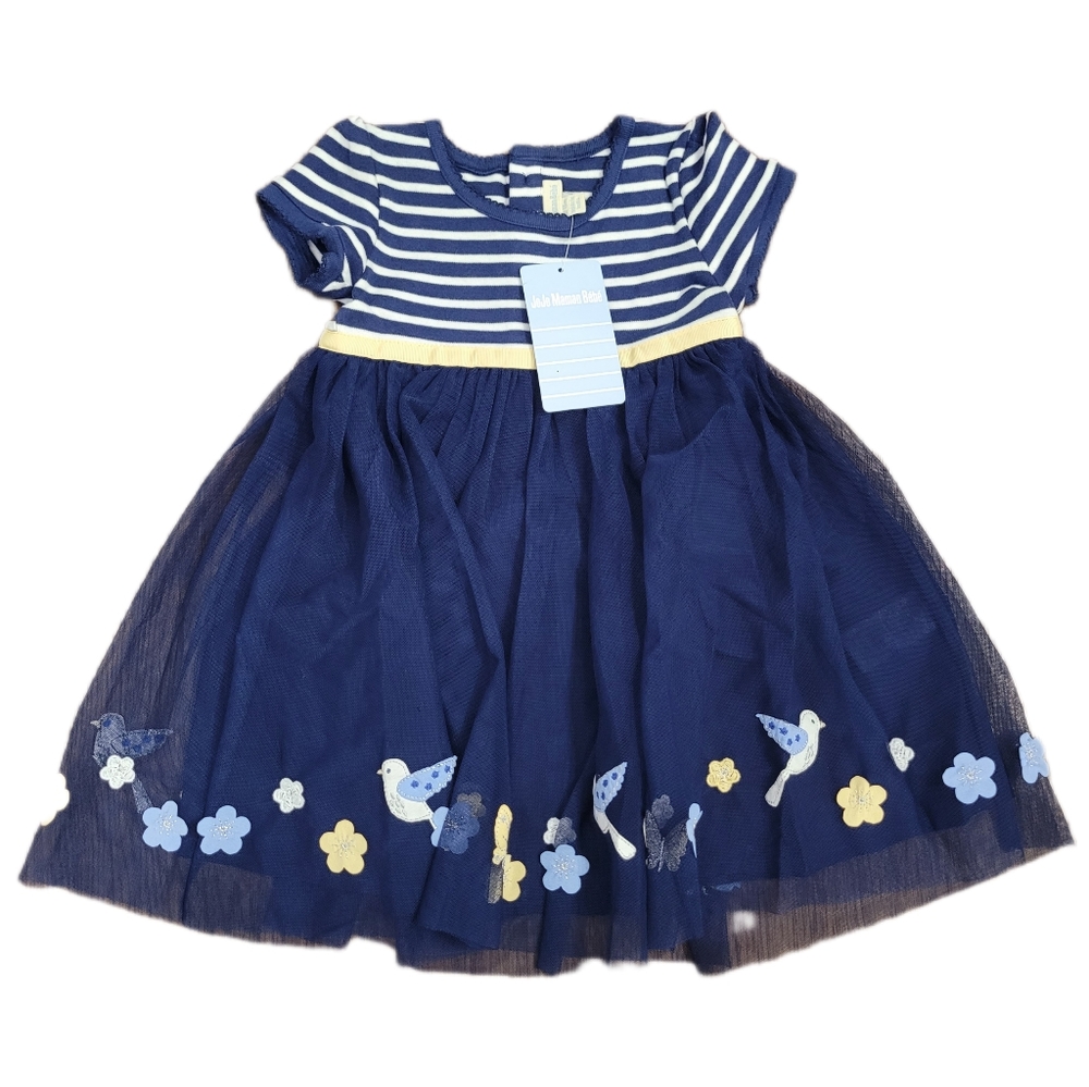 NWT Jojo Maman Bebe Tulle Patry Dress 12-18 mo